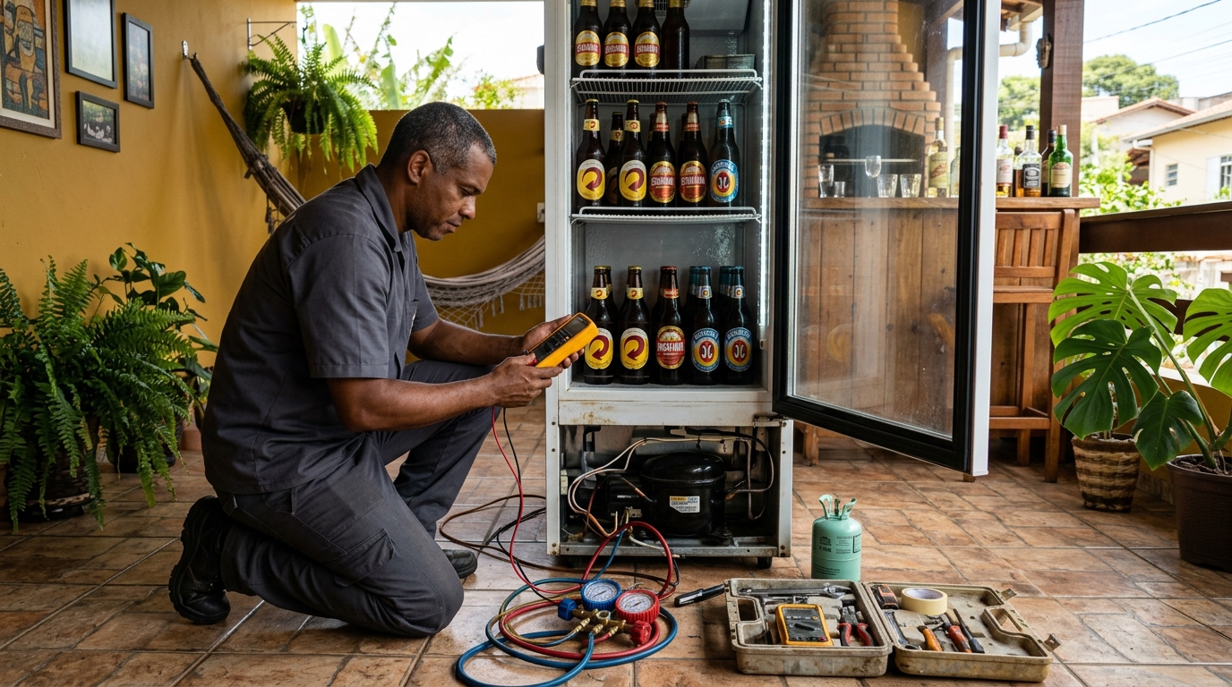 Reparo de Cervejeira Residencial em Limeira‑SP